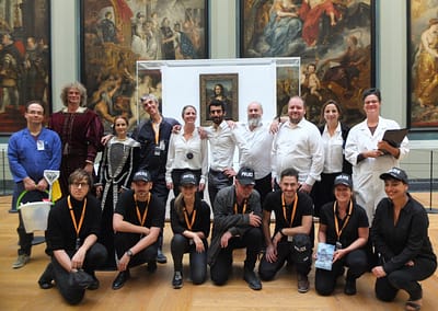 L'équipe Ludique au Musée du Louvre pour le jeu la Folle Echappée