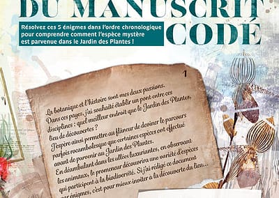 L’Affaire du manuscrit codé – Enquête au jardin