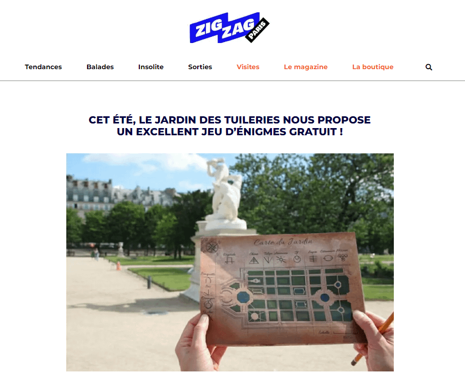 Jeu Arcadie-jardin des tuileries 2022